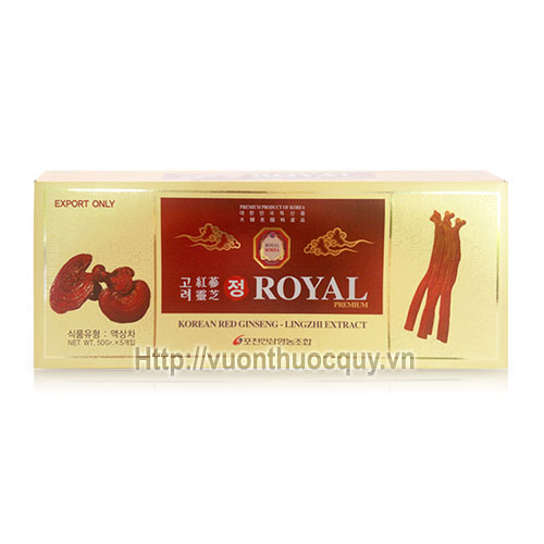 cao linh chi hồng sâm royal korean red ginseng lingzhi extract 1